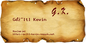 Göltl Kevin névjegykártya